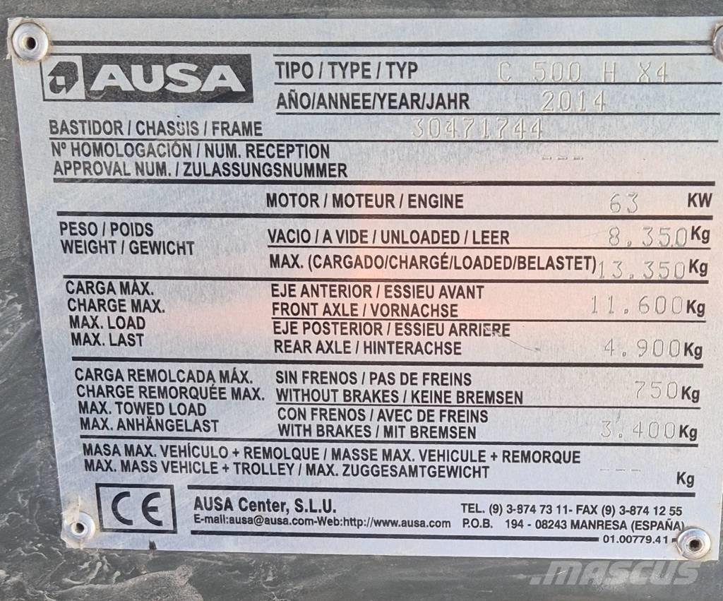Ausa C 500 H X4 Geländestapler