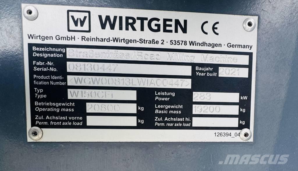 Wirtgen W 150 CFi Asphaltfräsen