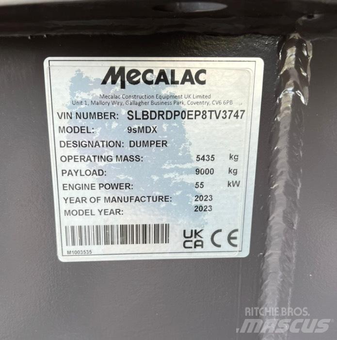 Mecalac 9smdx Dumper - Knickgelenk