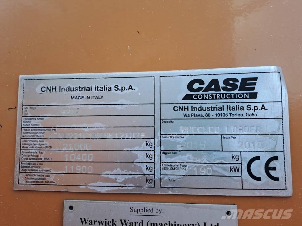 CASE 921FXR Radlader