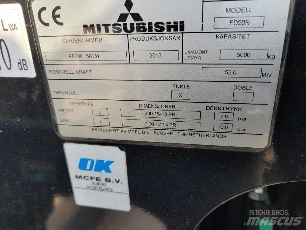 Mitsubishi FD50N Diesel heftrucks