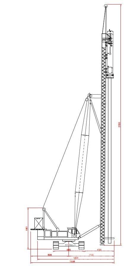 Hitachi KH300-3 PD Raupenkrane