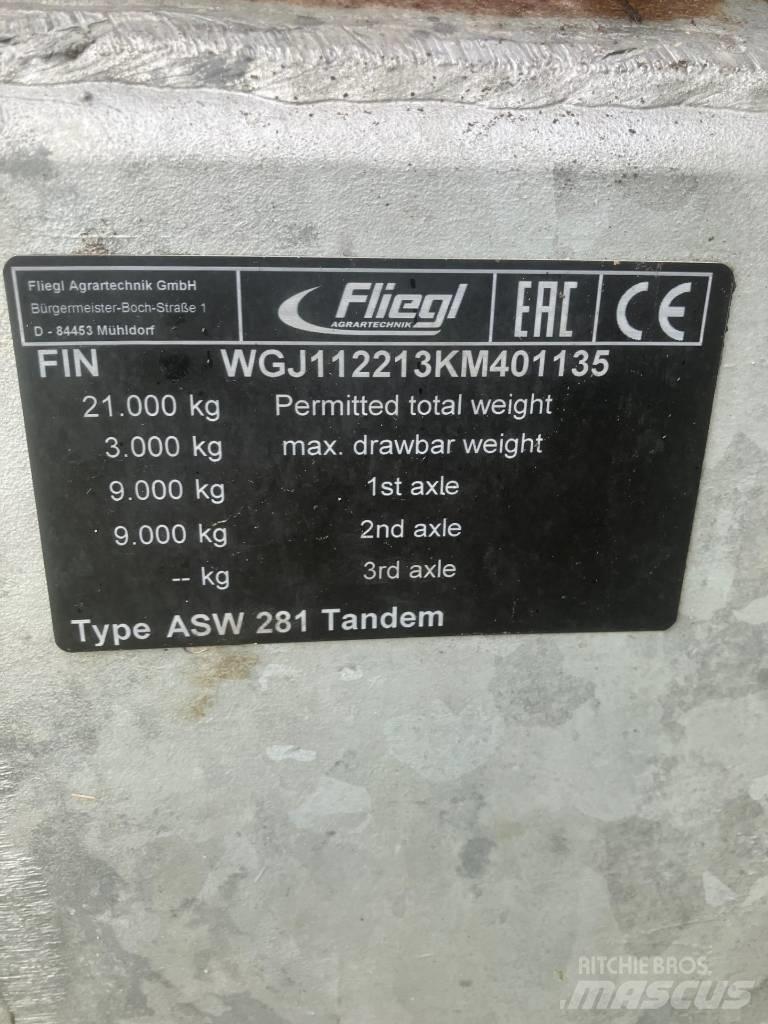 Fliegl asw 281 Weitere Anhänger