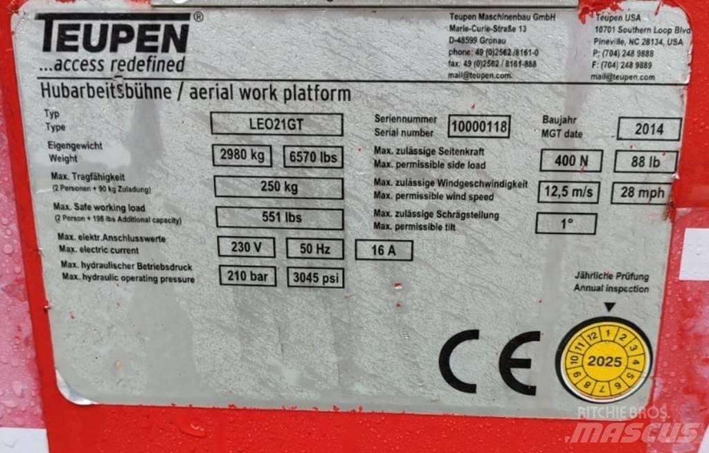 Teupen Leo 21GT Gelenkteleskoparbeitsbühnen