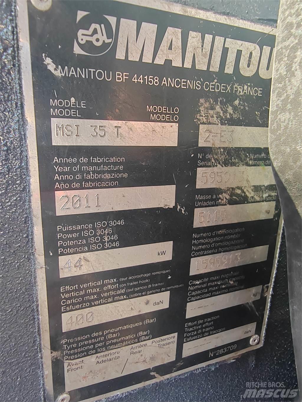 Manitou MSI35T Geländestapler