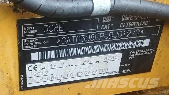 CAT 308 E CR Midibagger  7t - 12t