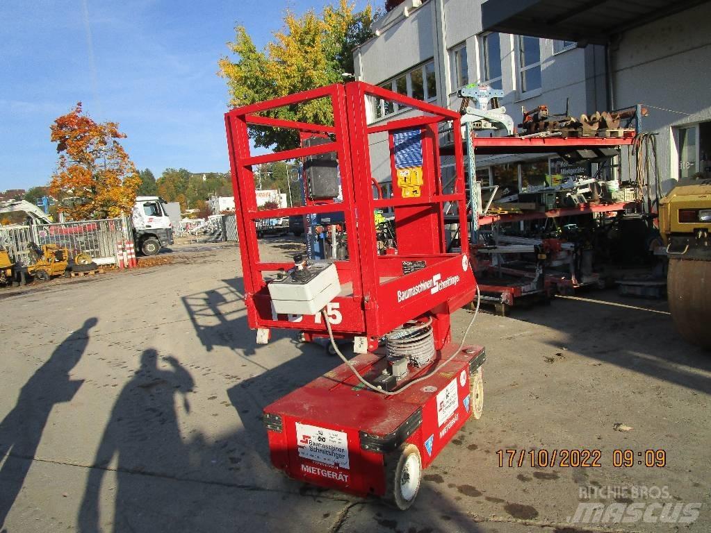PB 75 Hubroller Kompakte selbstfahrende Hebebühnen
