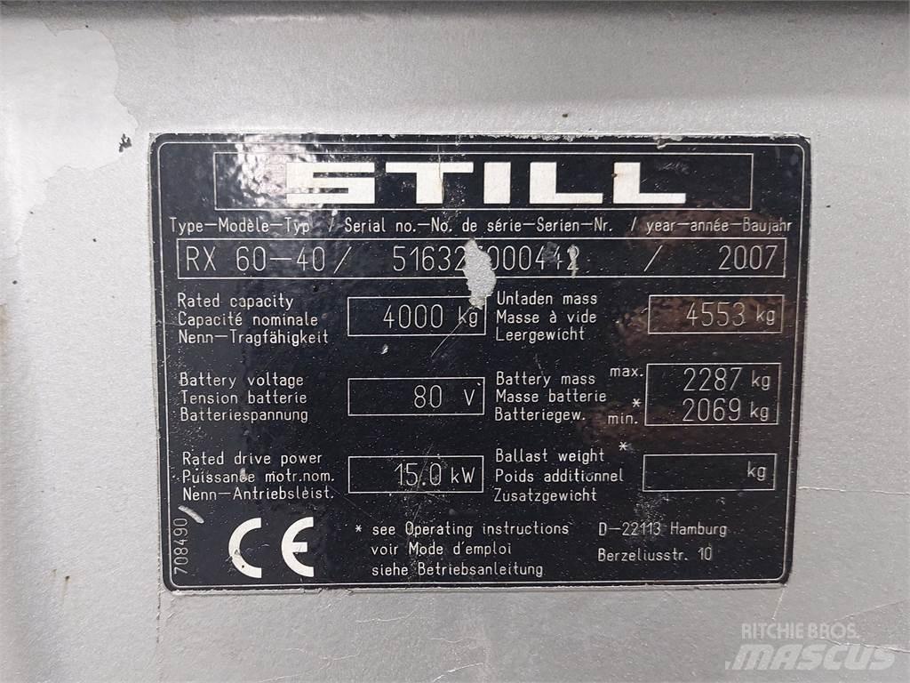Still RX60 40 Elektrische heftrucks