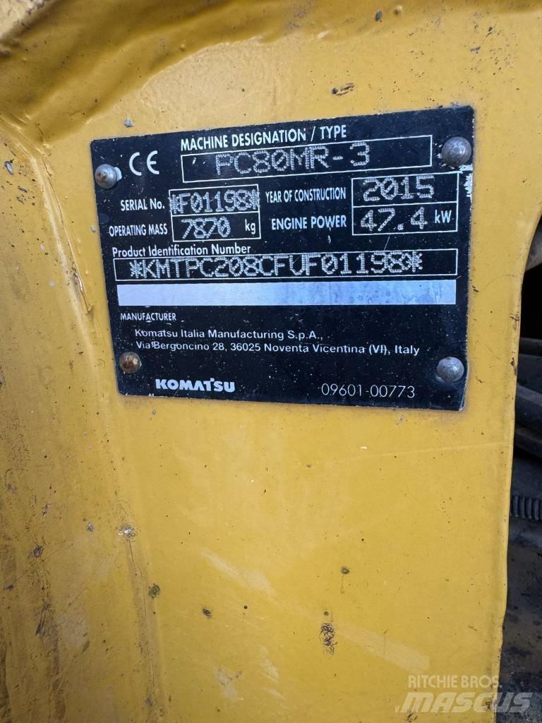 Komatsu PC 80 MR-3 Midibagger  7t - 12t