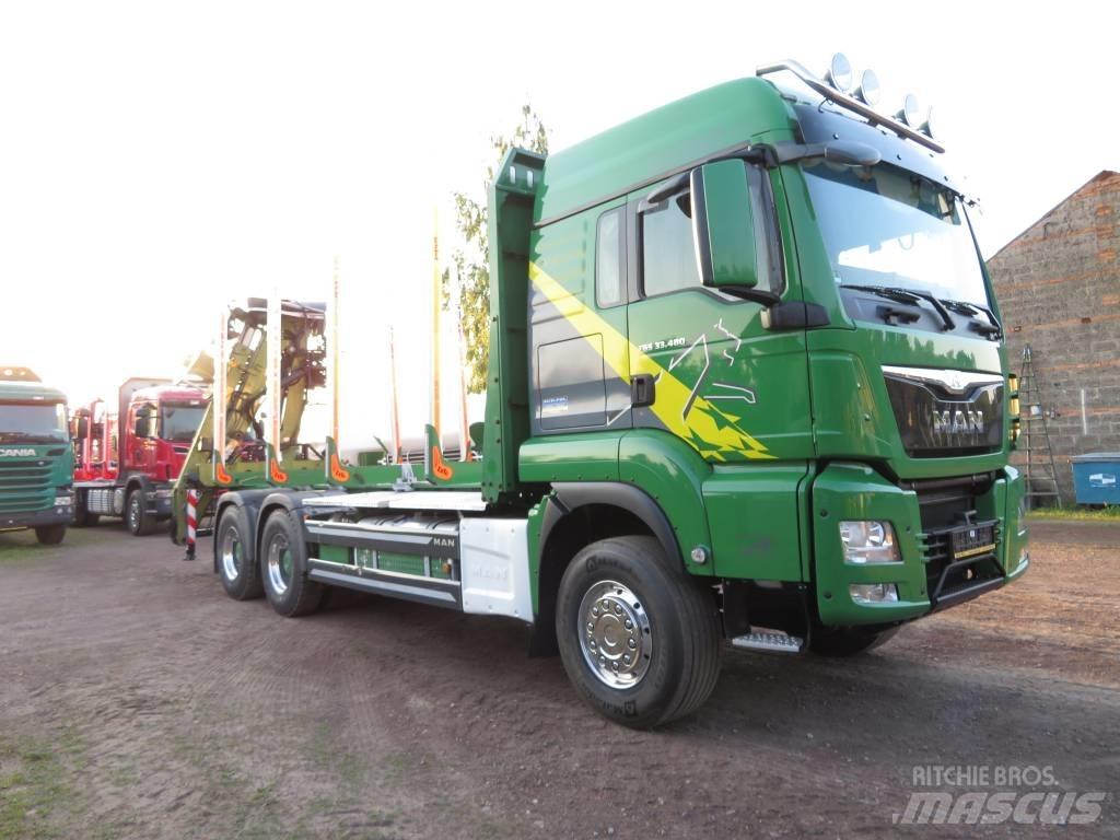 MAN 33.480 Holztransporter