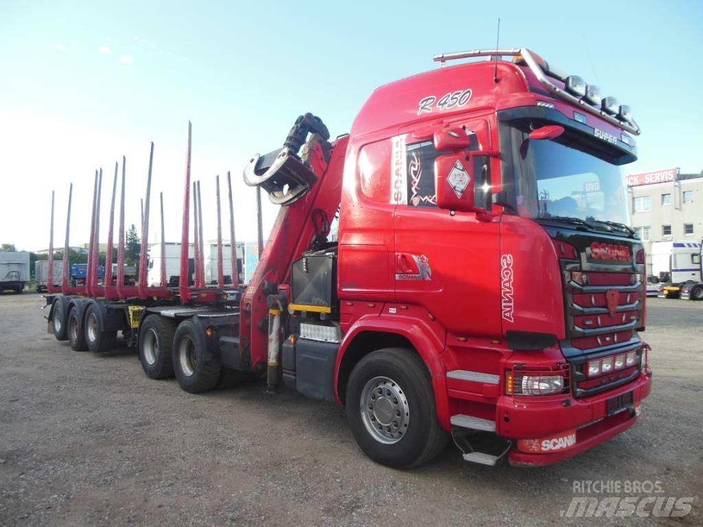 Scania R 450 Holztransporter