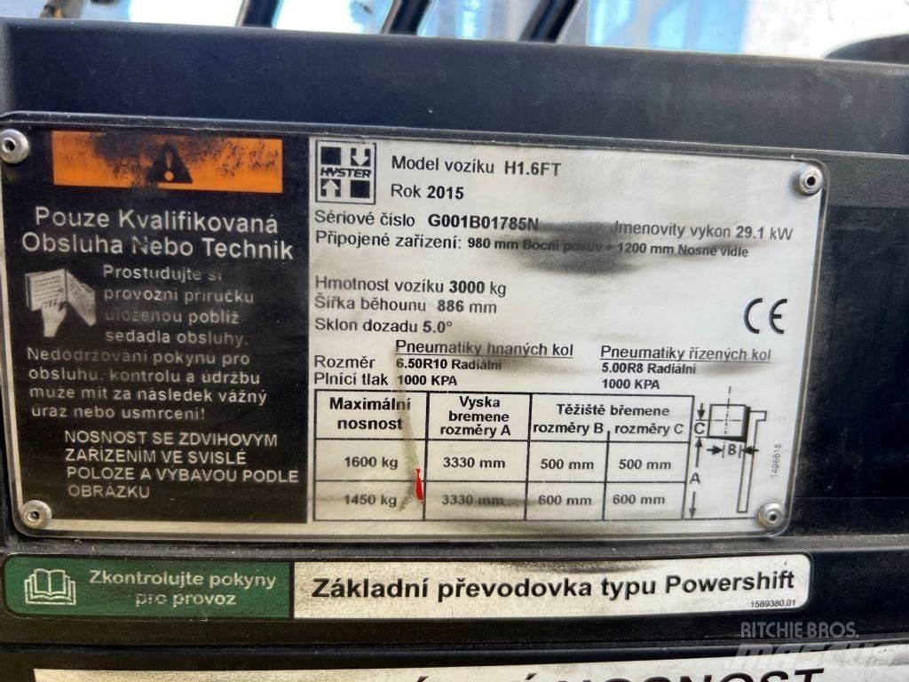 Hyster H 1.6 FT Diesel heftrucks