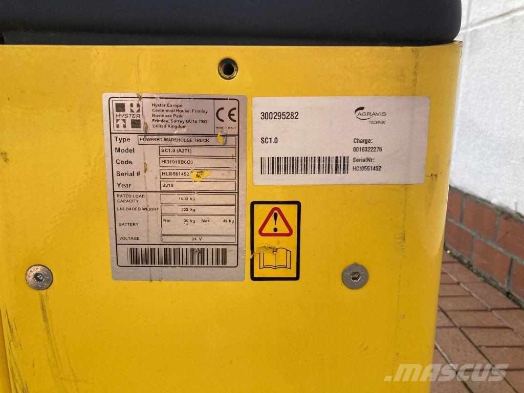 Hyster SC 1.0 Deichselstapler
