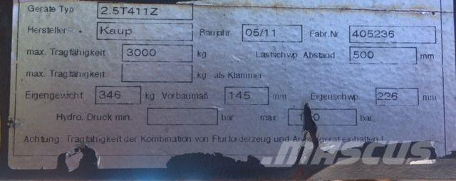 Kaup 2.5T411Z Sonstige Flurförderzeuge