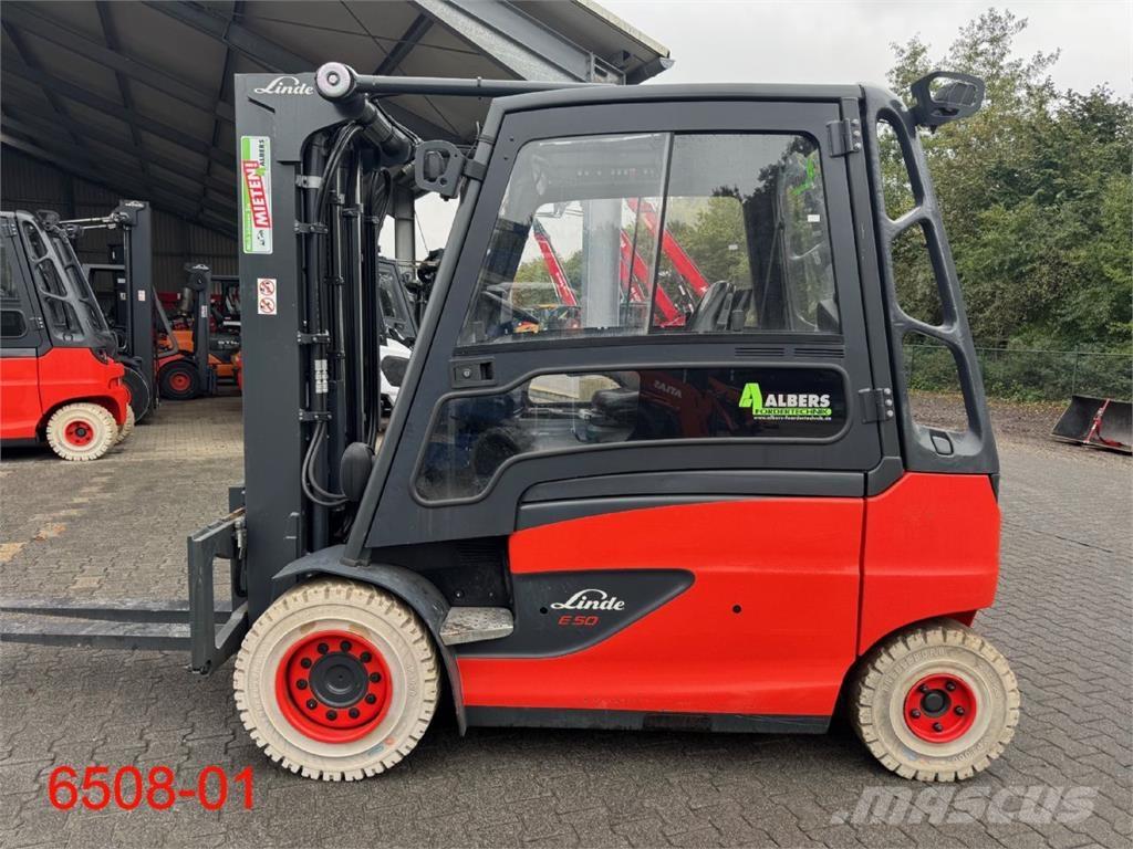 Linde E 50 HL 01 Elektrische heftrucks