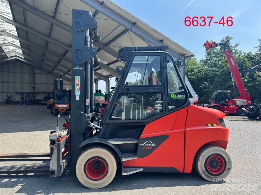 Linde E 80 - 01 / 900 Elektrische heftrucks