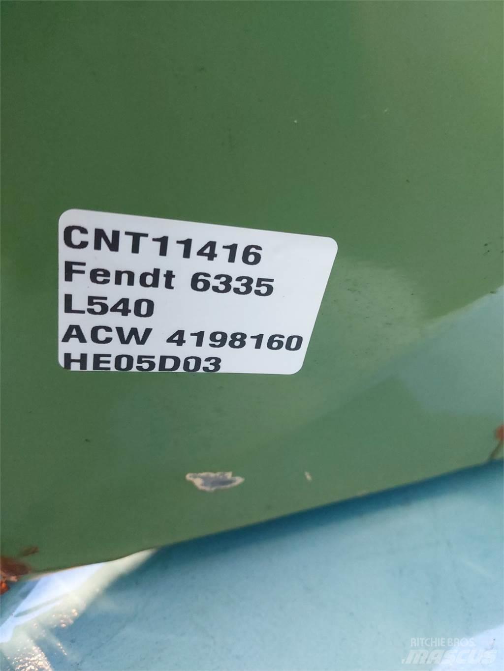 Fendt L540 Zubehör Mähdrescher