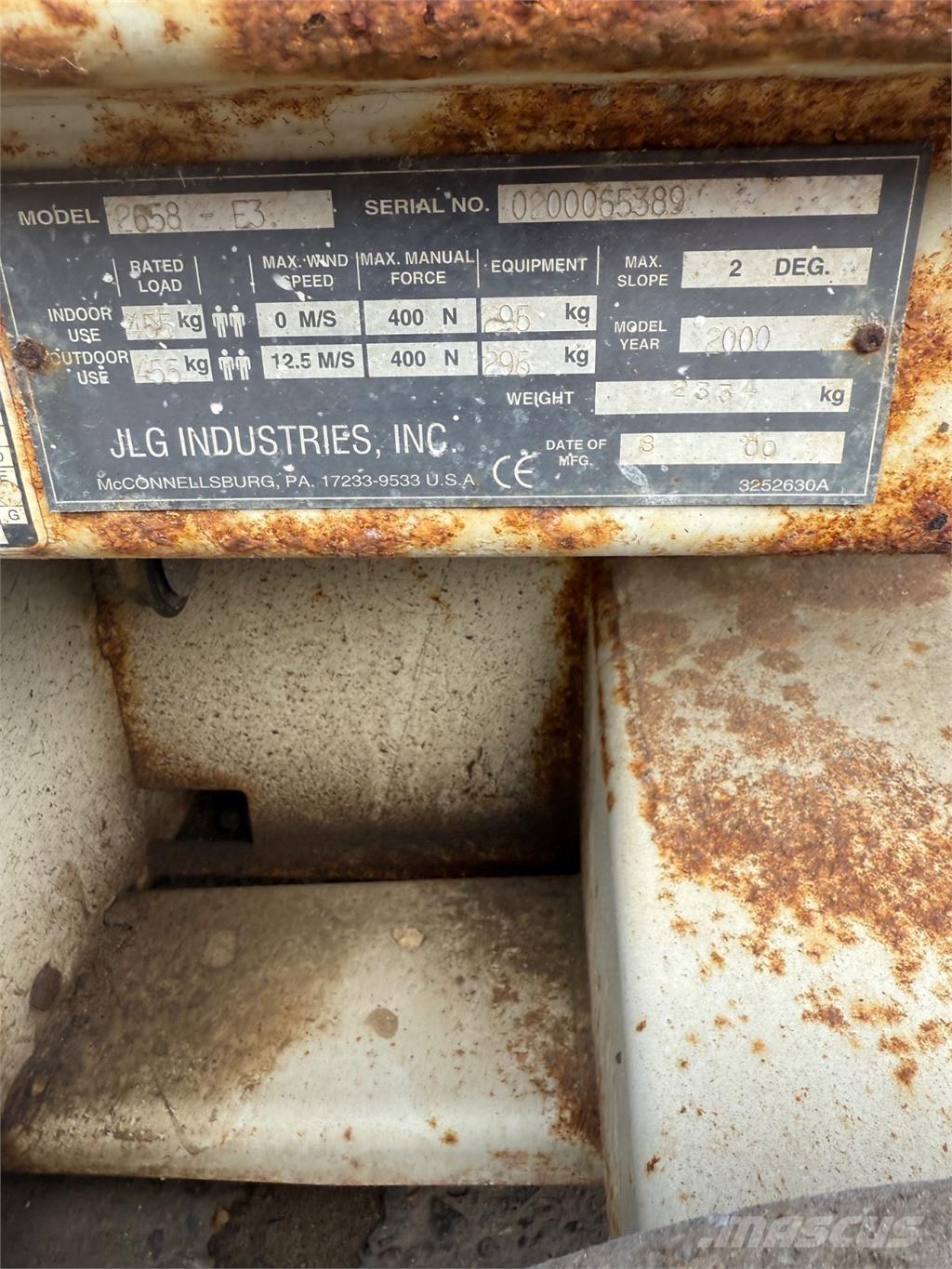 JLG GS2658 Scheren-Arbeitsbühnen