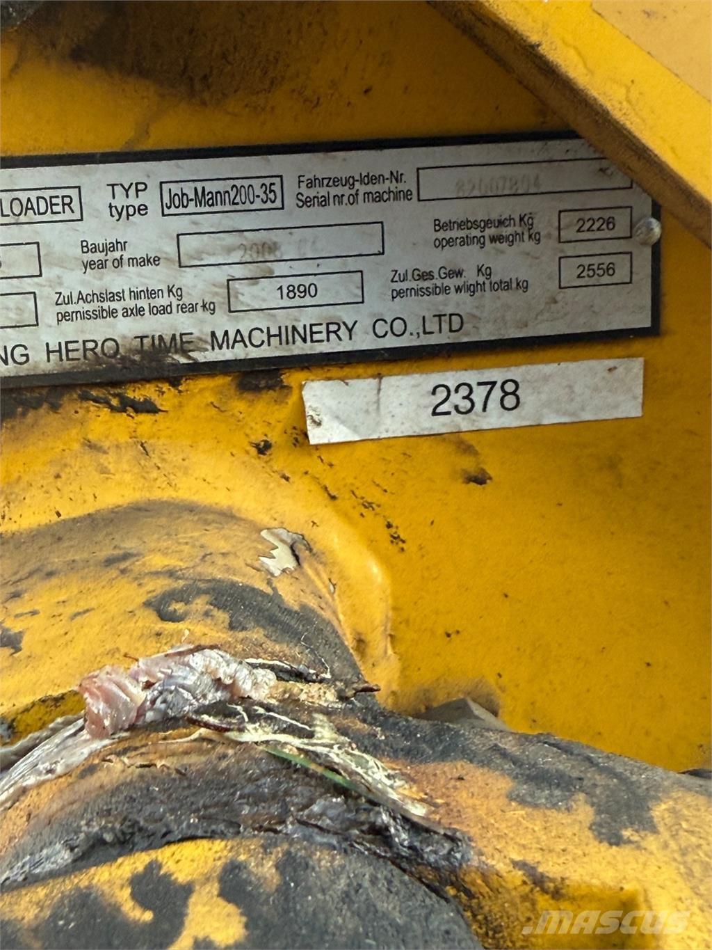 Job-Mann 200-35 Minilader