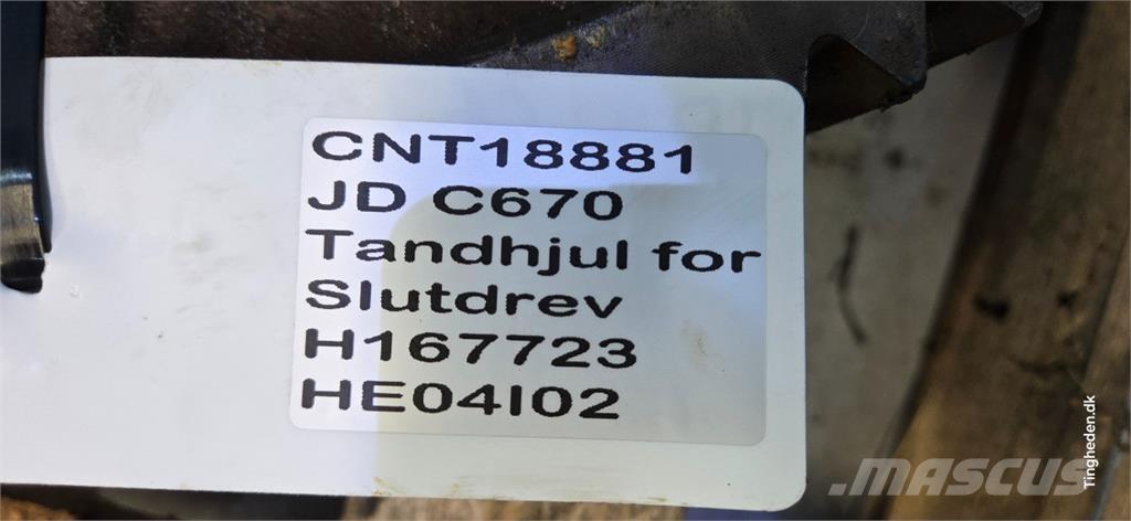 John Deere C670 Zubehör Mähdrescher