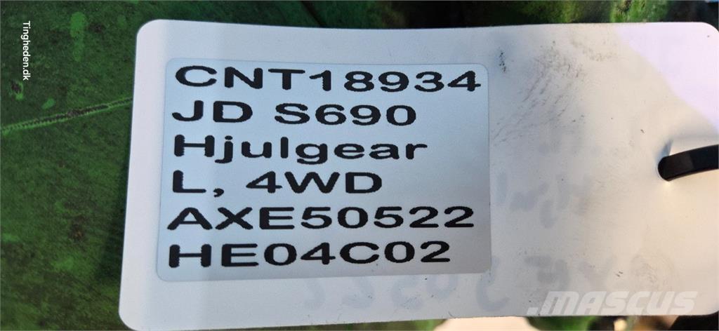 John Deere S690 Zubehör Mähdrescher