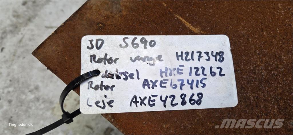 John Deere S690 Zubehör Mähdrescher