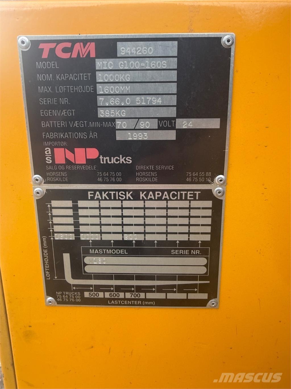 MIC 1000kg Hand stapelaars