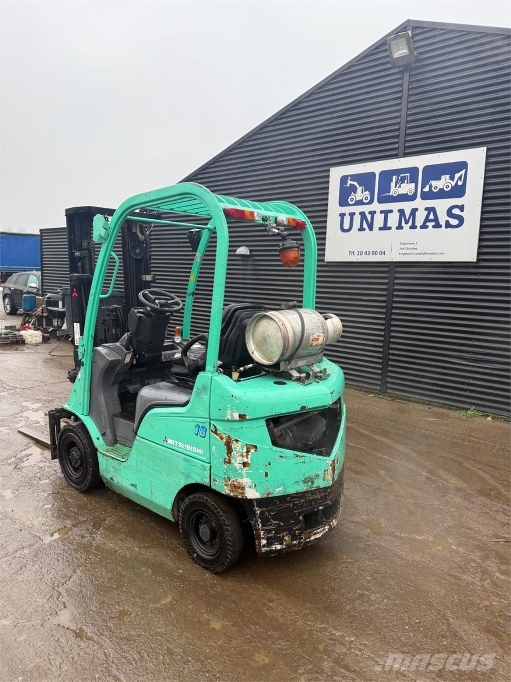 Mitsubishi FG18 LPG heftrucks