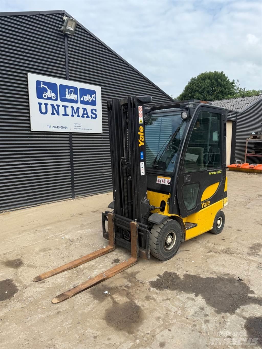 Yale GLP16 LPG heftrucks