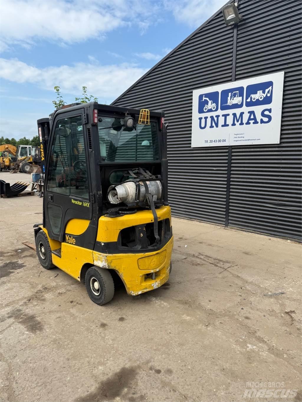 Yale GLP16 LPG heftrucks