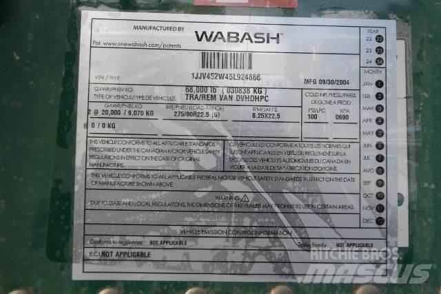 Wabash DVHDHPC Anhänger-Kastenaufbau