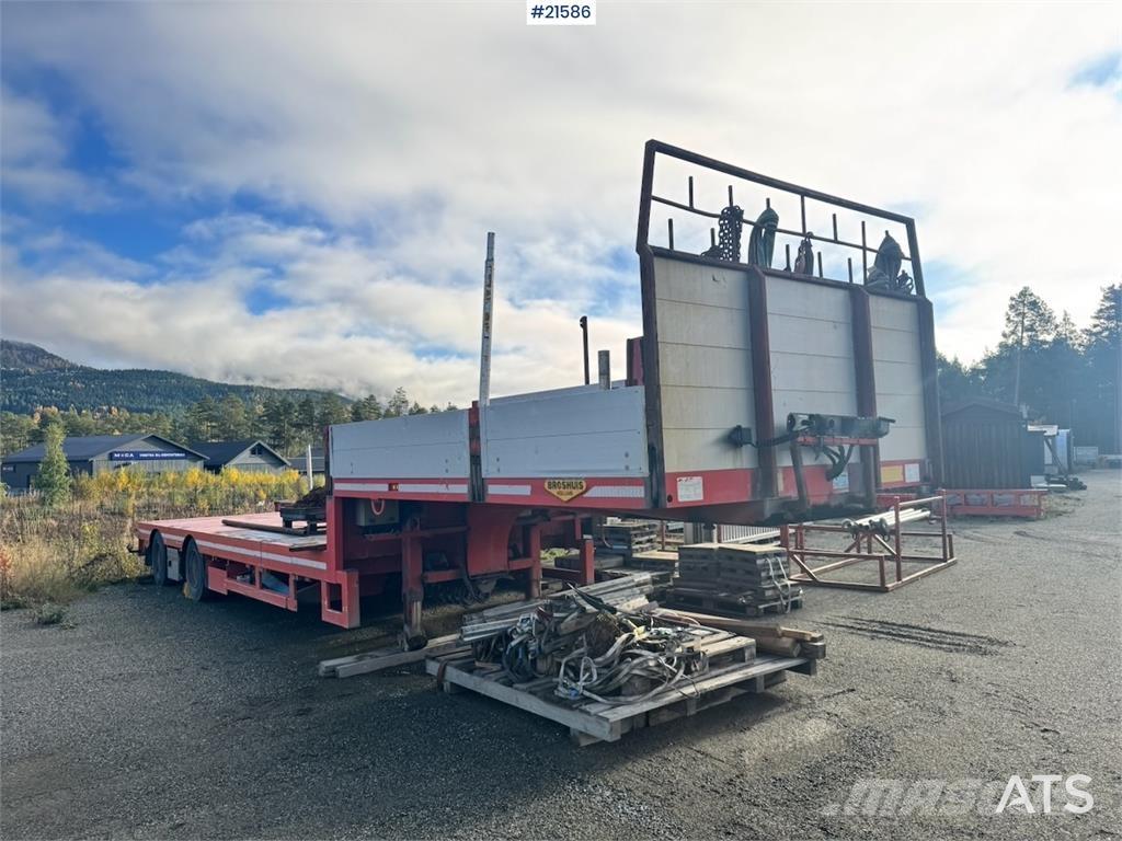 Broshuis crane semi. Andere Auflieger
