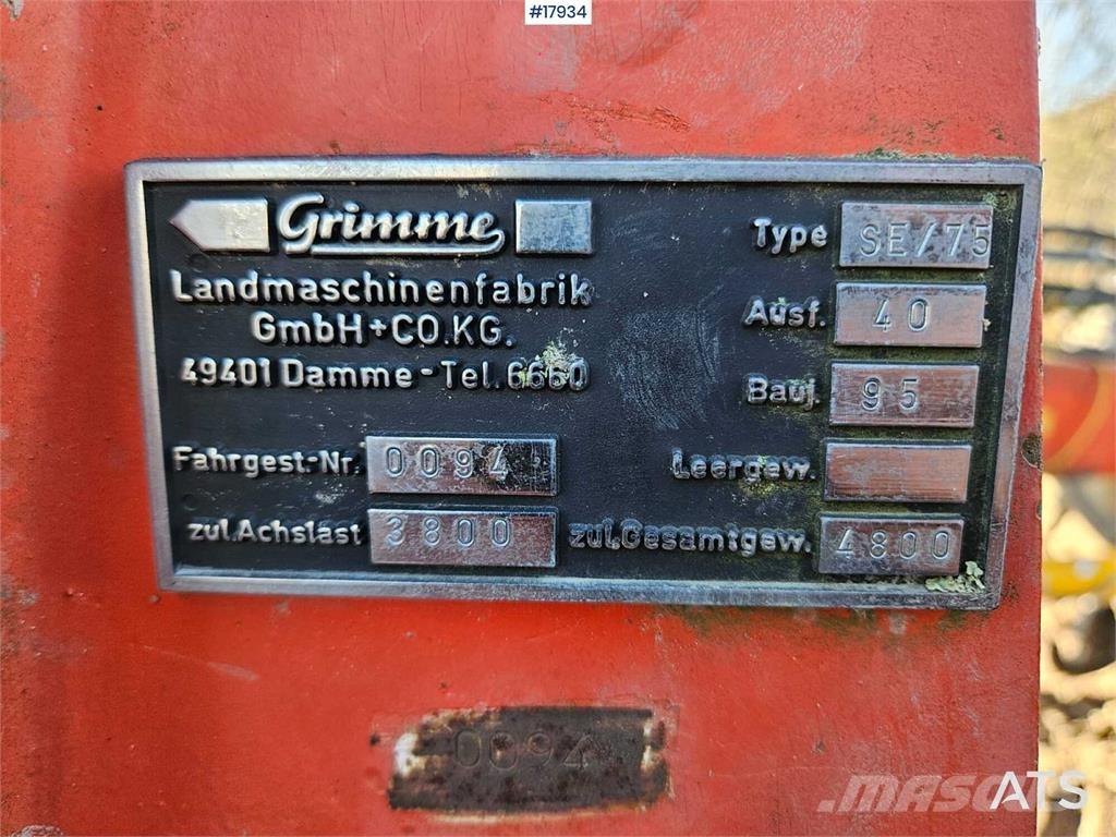 Grimme SE / 75 Mähdrescher