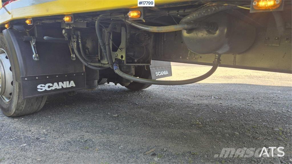 Scania R420 Pritschenwagen mit Seilwinde