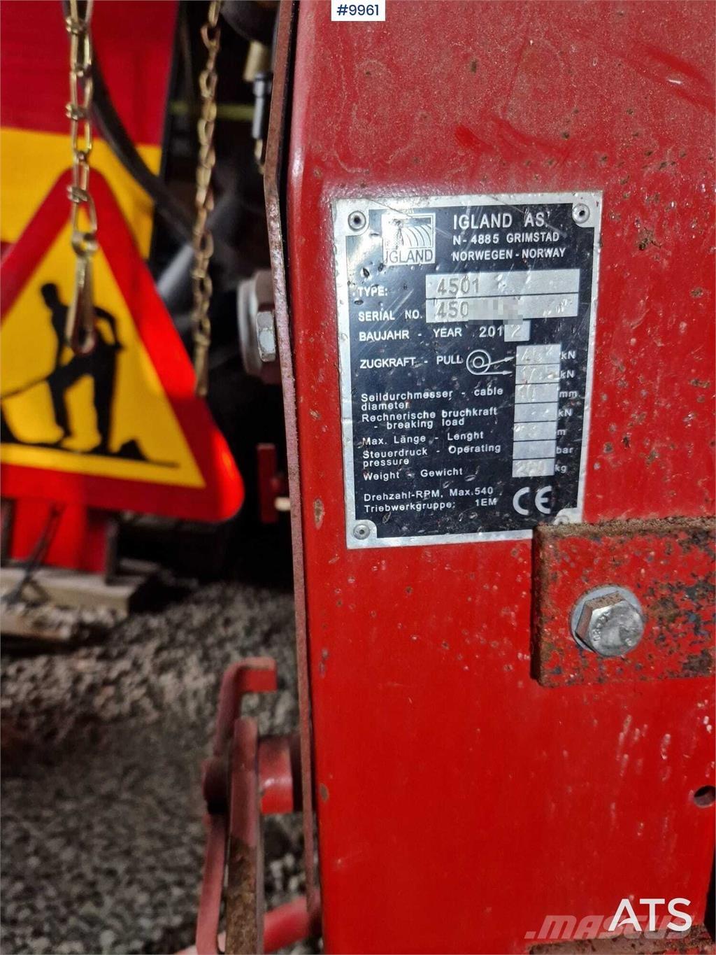 Igland luning winch Sonstige Baumaschinen