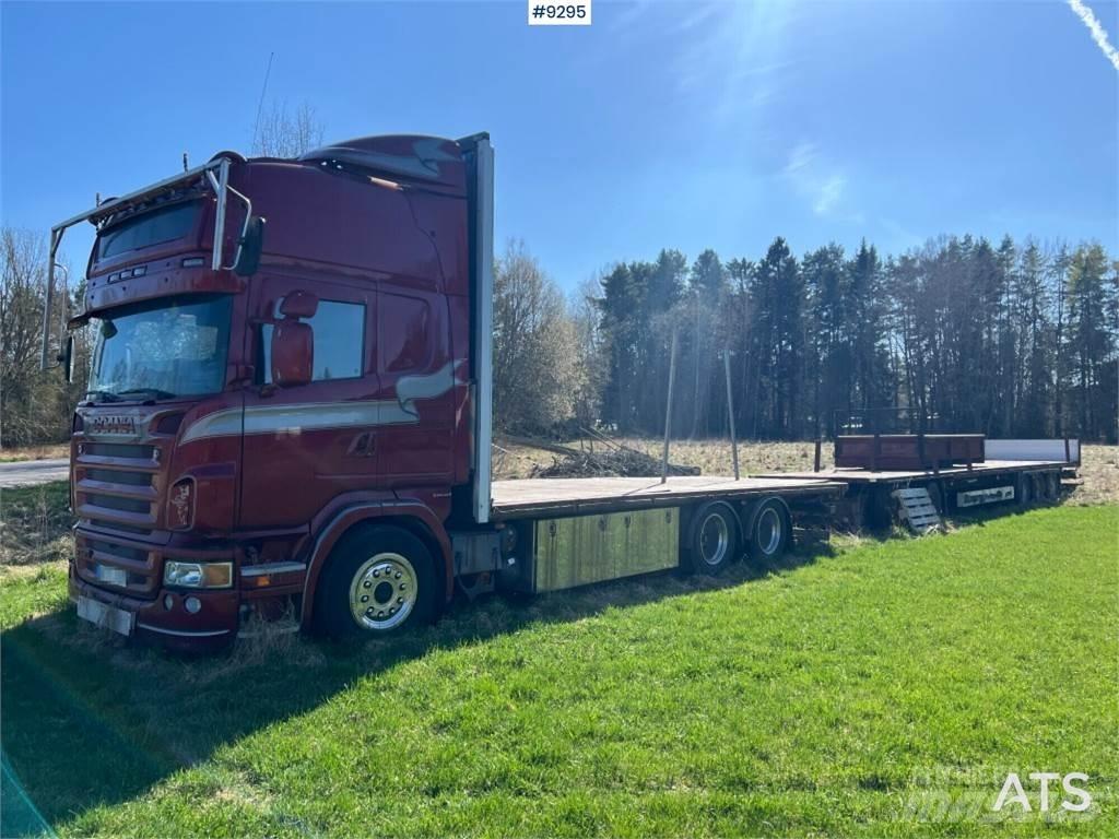 Scania R480 Pritschenwagen/Pritschenwagen mit Seitenklappe
