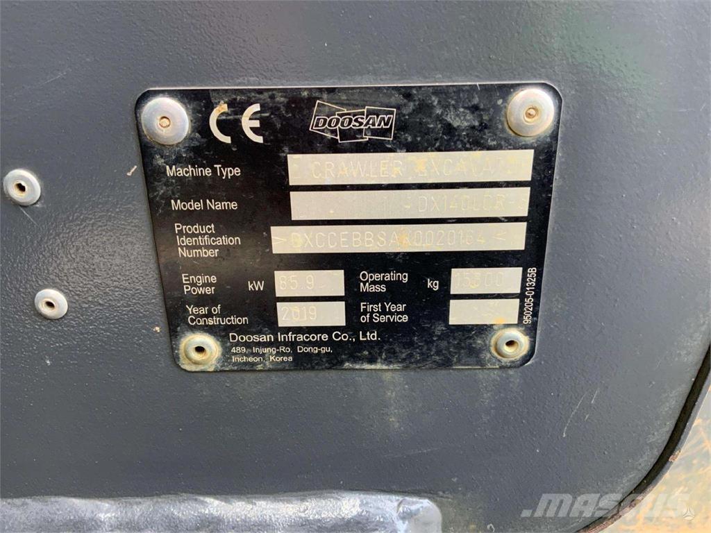 Doosan DX140 LCR Raupenbagger