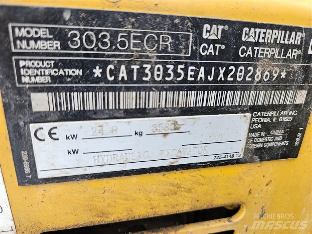 CAT 303.5ECR Minibagger < 7t