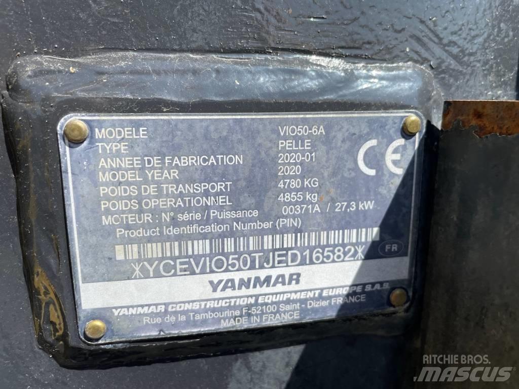 Yanmar Vio 50-6 Minibagger < 7t