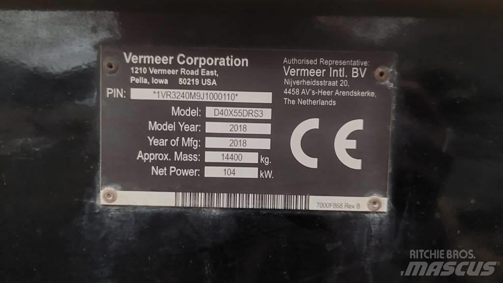 Vermeer D40x55DR S3 Horizontale Richtungsbohrgeräte