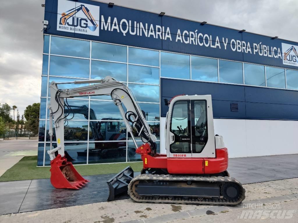 Takeuchi TB 80 FR Minibagger < 7t