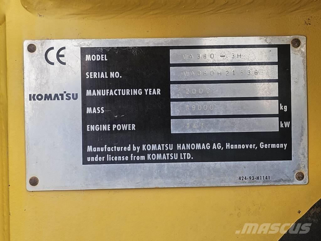 Komatsu WA 380-3H Radlader