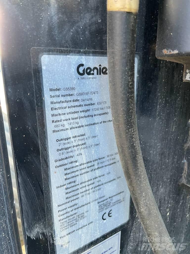 Genie 5390RT Scheren-Arbeitsbühnen