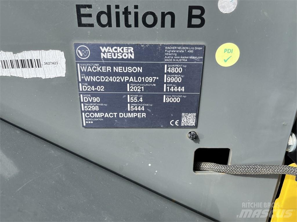 Wacker Neuson DV 90 Dumper - Starr