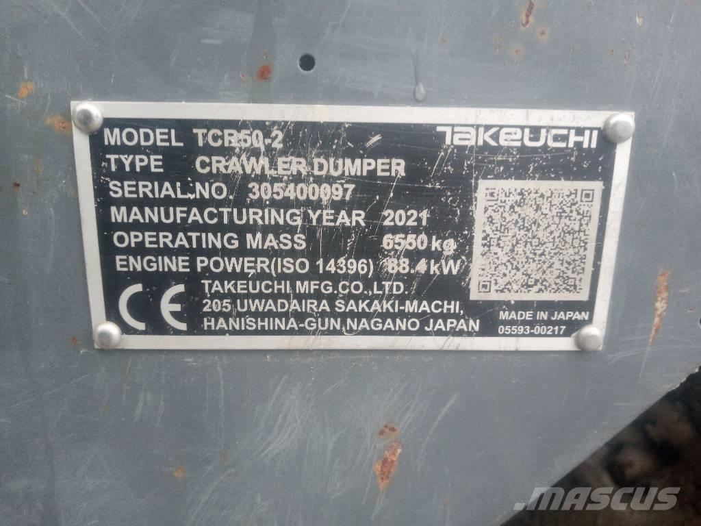 Takeuchi TCR 50-2 Raupendumper