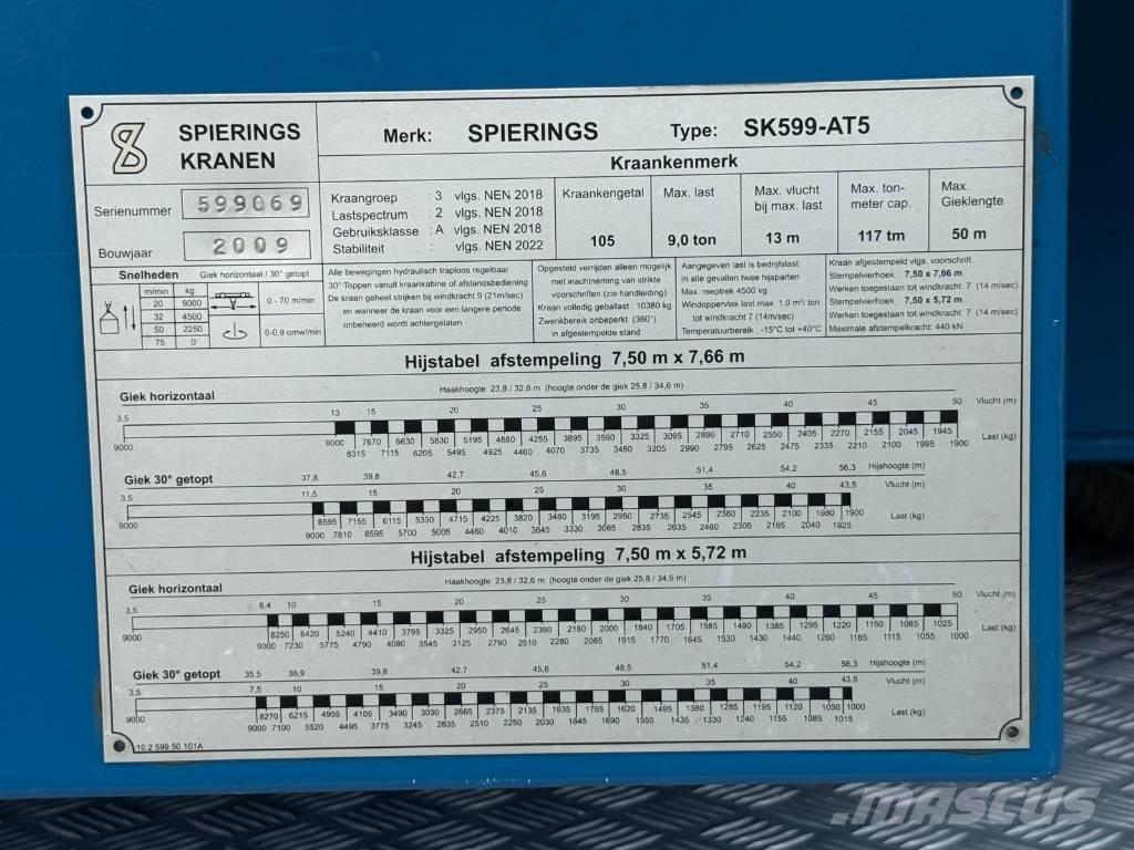 Spierings SK 599 AT5 Turmdrehkrane
