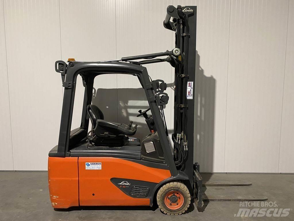 Linde E16L-02 Elektrische heftrucks
