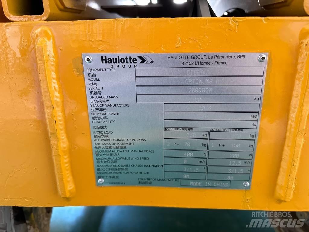 Haulotte OPTIMUM 8 Scheren-Arbeitsbühnen