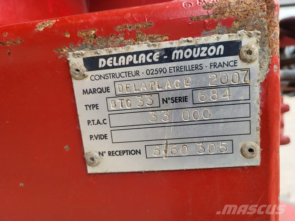 Delaplace 33 ton Kippanhänger