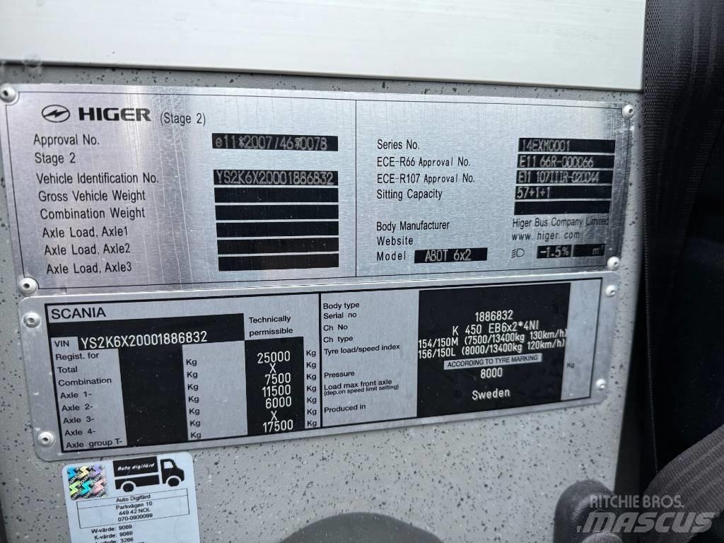 Scania Higer Touring Reisebusse